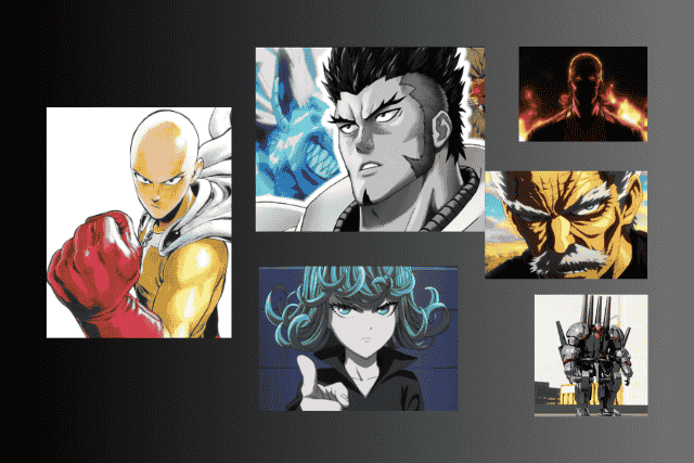 saitama-vs-blast-bang-tatsumaki-king-metal-knight-one-punch-man