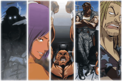 black-anime-characters-kuzan-oliva-yasopp-dutch-yoruichi